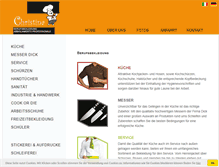 Tablet Screenshot of berufsbekleidung-christina.com